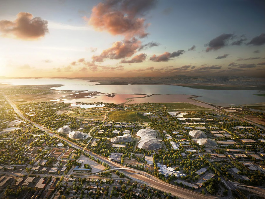 Google Biodome: New Headquarters to Blend with Environment