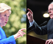 Twitter fight! Bernie and Hillary battle it out over who has the better climate plan