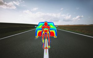 Aerodynamic effects can save tens of seconds in cycling time trials