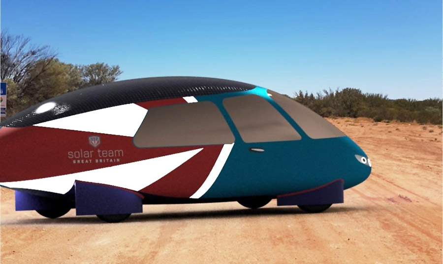 Family-sized Solar Car to Race in World Solar Challenge