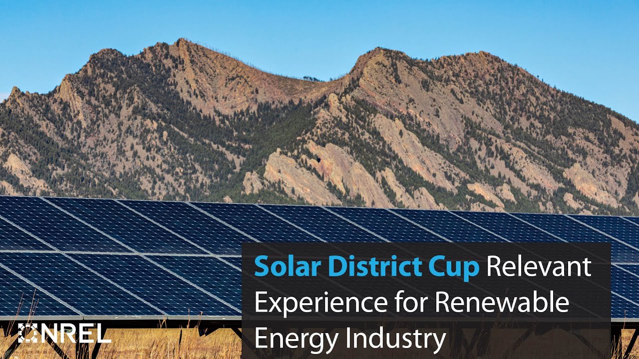 Solar District Cup – Relevant Experience for Renewable Energy Industry