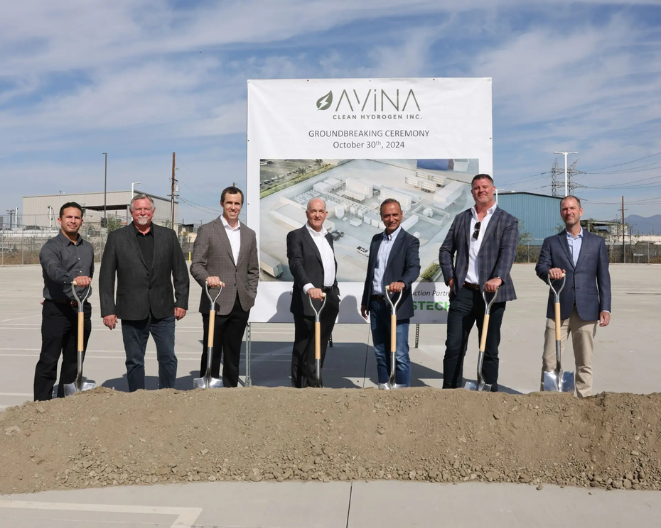 AVINA Clean Hydrogen Breaks Ground on Landmark Electrolytic Hydrogen Production and Dispensing Facility in Vernon, CA